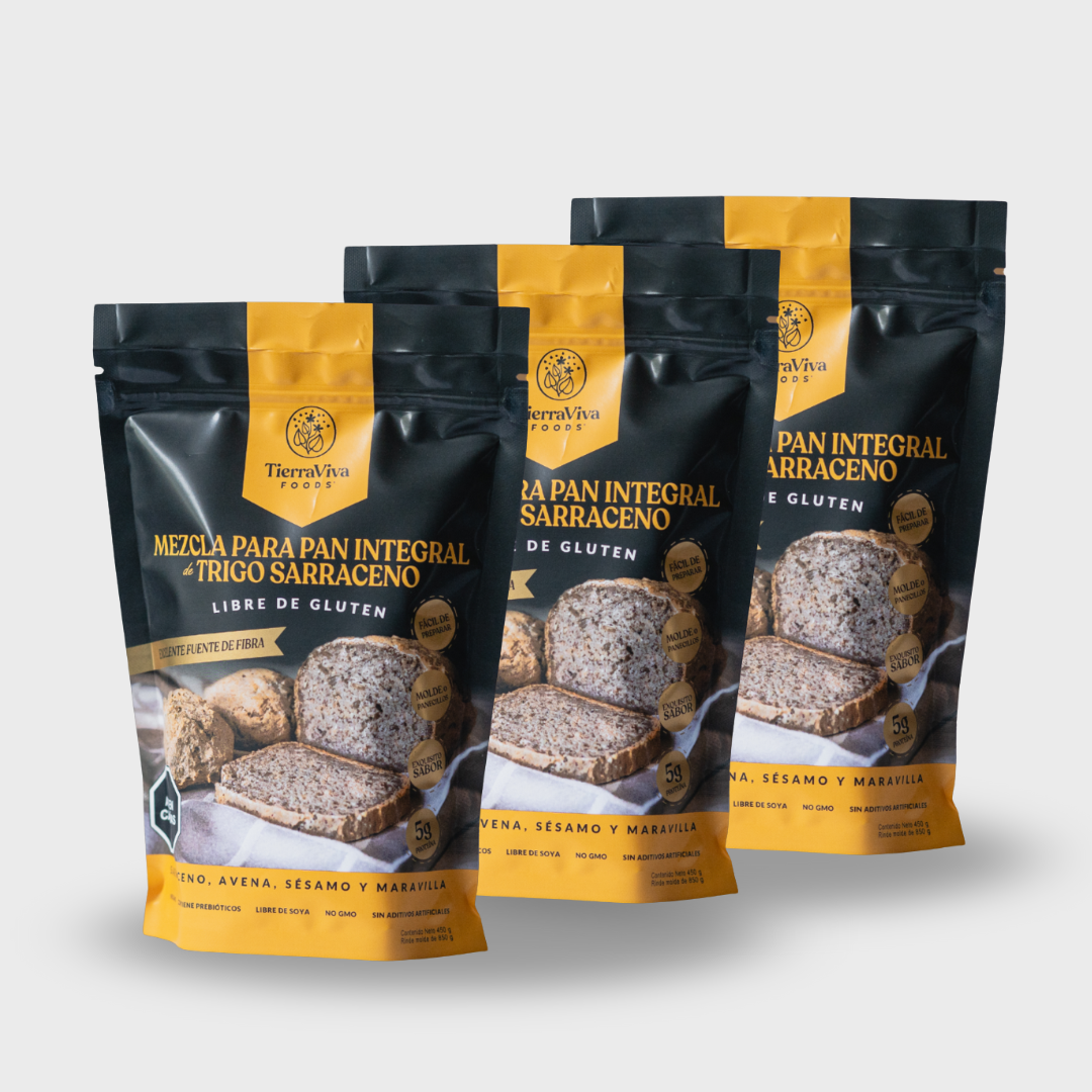 PACK MEZCLA PARA PAN SIN GLUTEN (3 UNIDADES)